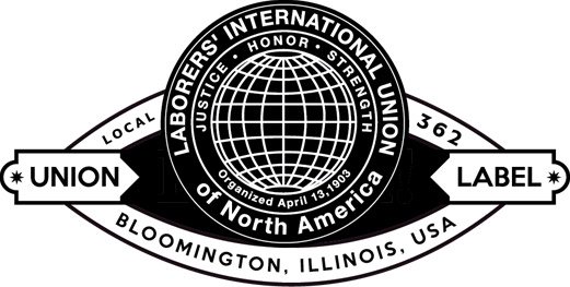 Logo of Laborers’ International Union of North America Local 363 Bloomington, IL